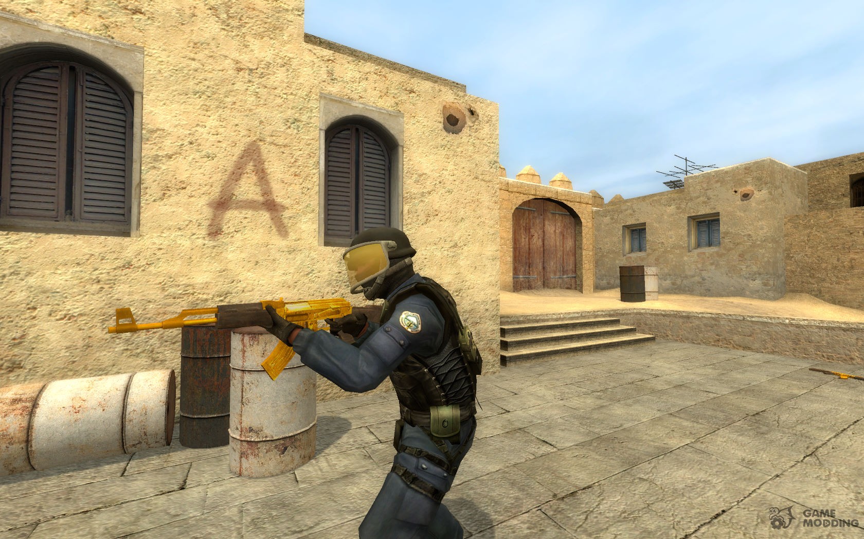 counter strike source skin pack weapons silver